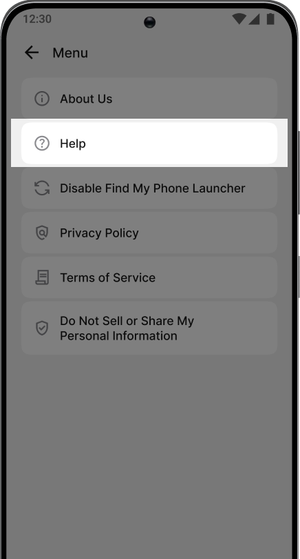 Select Help in the menu